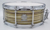 Cogs MC-53 Zebra Green Snare Drum - Cogs Custom Drums LLC
