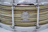 Cogs MC-53 Zebra Green Snare Drum - Cogs Custom Drums LLC
