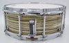 Cogs MC-53 Zebra Green Snare Drum - Cogs Custom Drums LLC