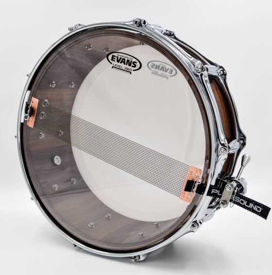 Cogs SuperSix™ Walnut Snare - 14 x 5.5 - Cogs Custom Drums LLC